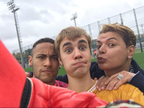Justin Bieber, Neymar Justin Bieber, Neymar